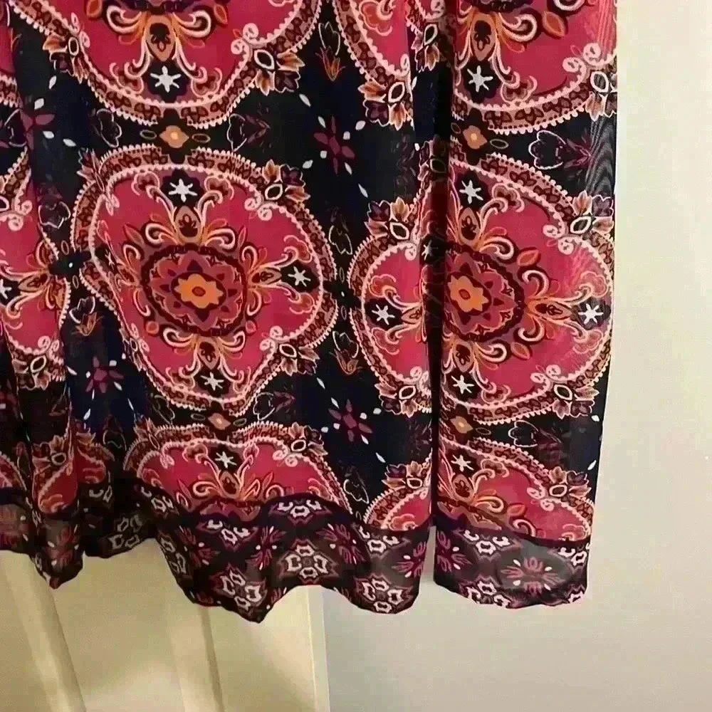 Allison Daley Women’s Size 12 Multi-colored  Slip Dress Comfy - Picture 4 of 6